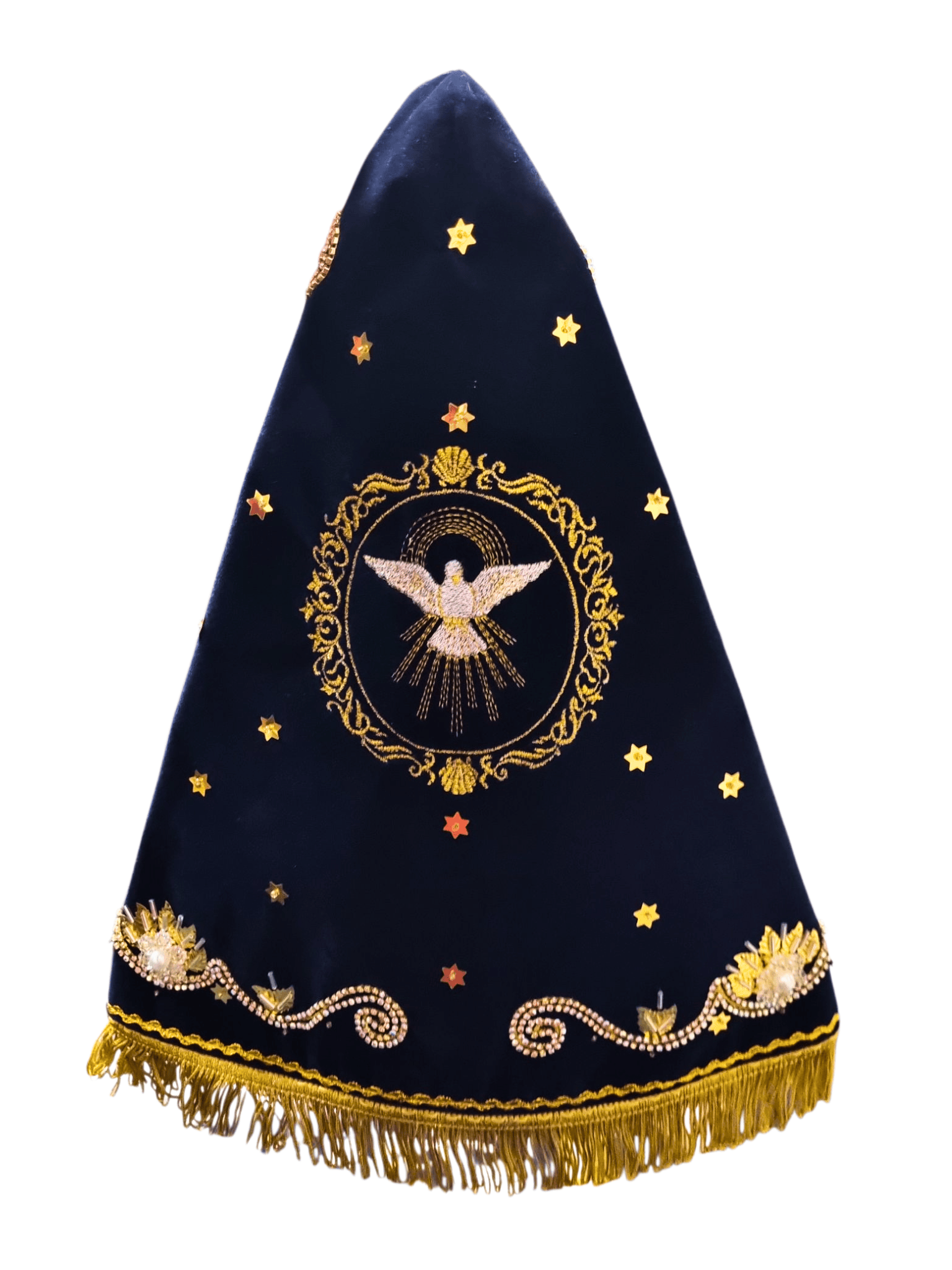 Manto para Imagem de Nossa Senhora Aparecida Divino Espírito Santo 38 cm-TerraCotta Arte Sacra