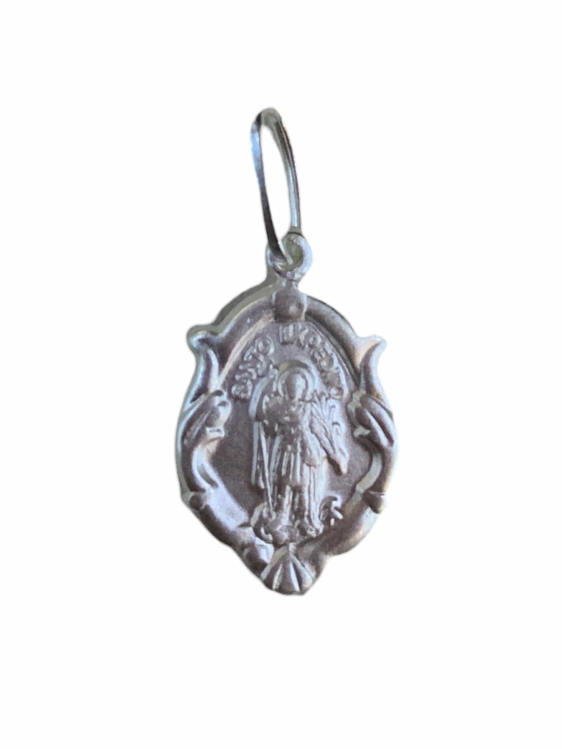 Medalha de Santo Expedito em Prata de Lei 925-TerraCotta Arte Sacra