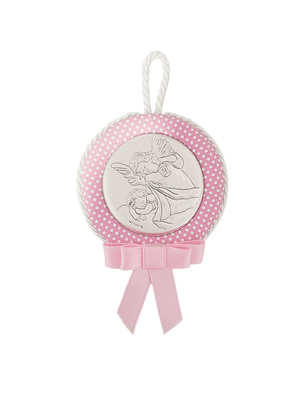 Medalhão de Berço com Medalha de Prata (Meninas)-TerraCotta Arte Sacra