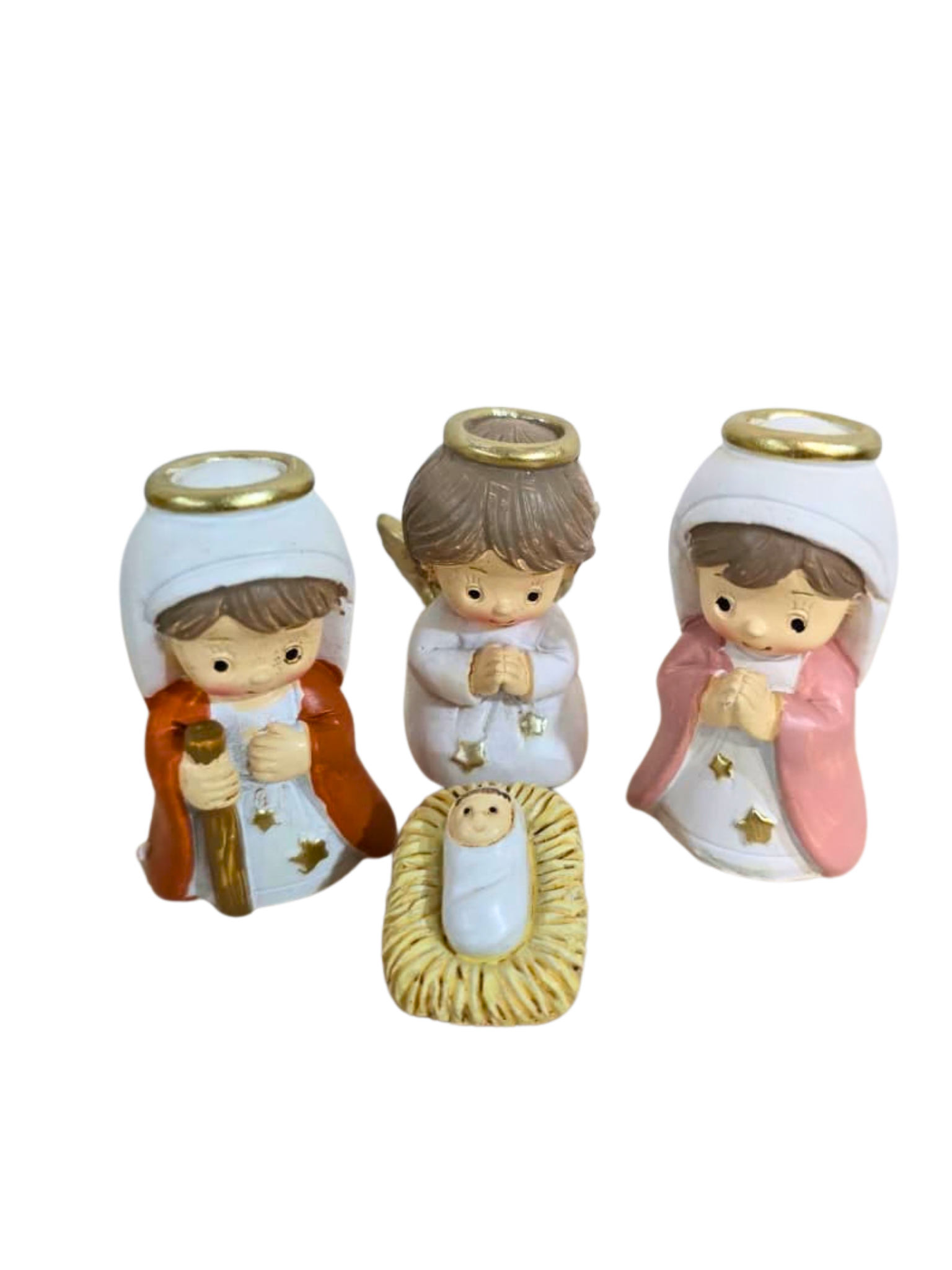 Mini Presépio 10 peças 6,5 cm-TerraCotta Arte Sacra