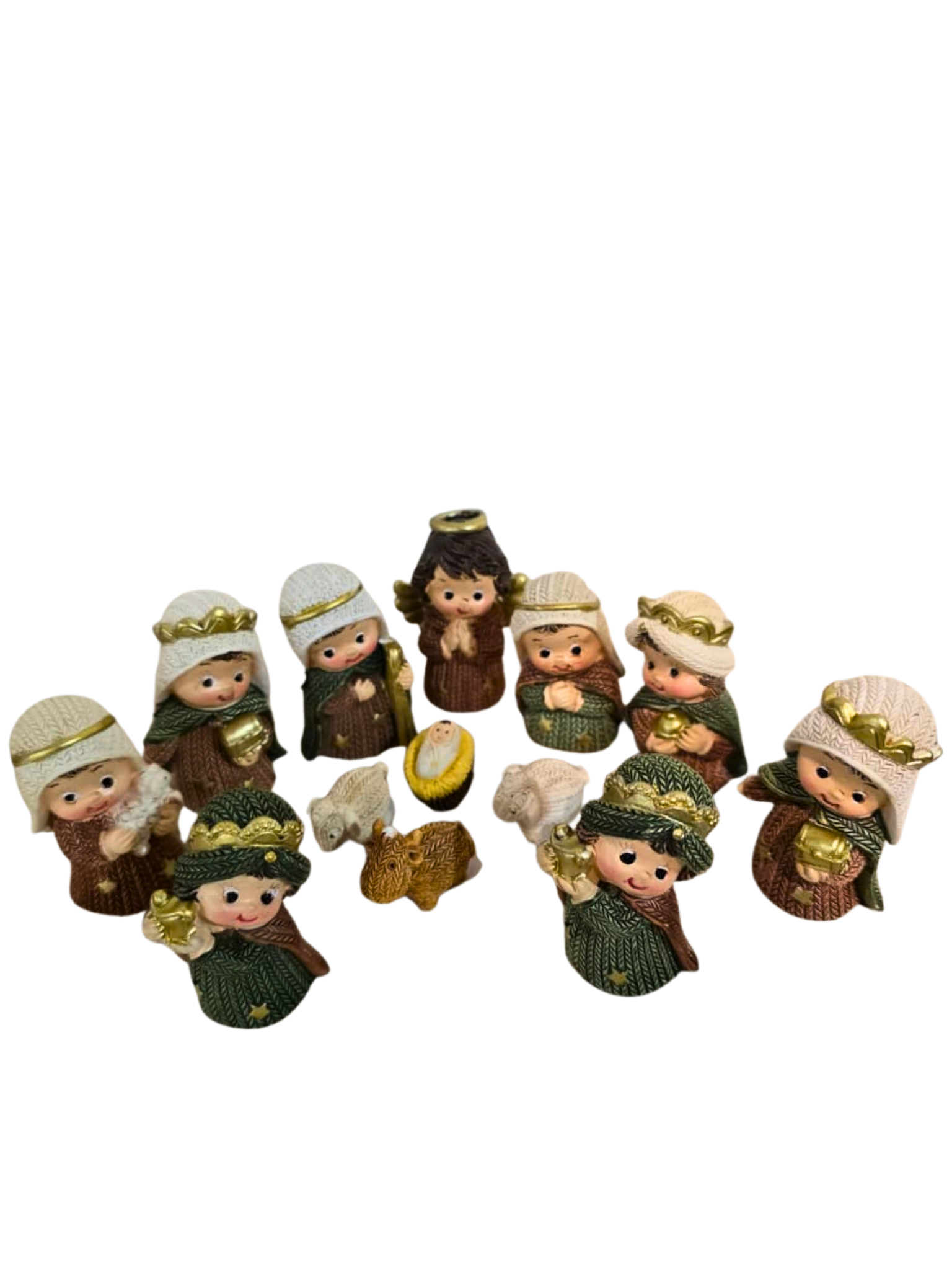 Mini Presépio em Resina 10 peças 6 cm-TerraCotta Arte Sacra