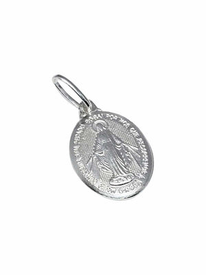 Pingente Nossa Senhora das Graças de Prata de Lei 925-TerraCotta Arte Sacra