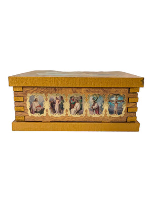 Porta Terço Italiano Papa João Paulo II-TerraCotta Arte Sacra