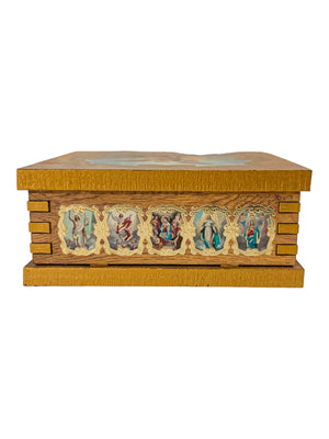 Porta Terço Italiano Papa João Paulo II-TerraCotta Arte Sacra