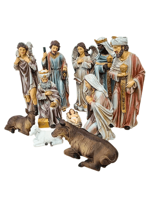 Presépio Completo com 11 peças e 45 cm-TerraCotta Arte Sacra