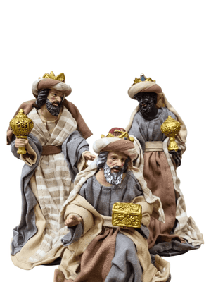Presépio Estilo Napolitano 20 cm 11 Peças-TerraCotta Arte Sacra