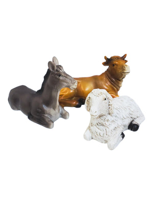 Presépio Tradicional 11 peças em Resina 19,5 cm-TerraCotta Arte Sacra