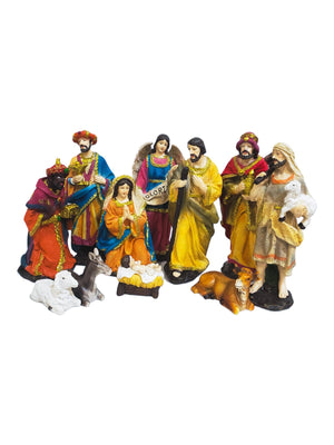 Presépio Tradicional 11 peças em Resina 19,5 cm-TerraCotta Arte Sacra