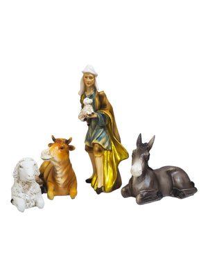 Presépio Tradicional 11 peças em Resina 25.5 cm-TerraCotta Arte Sacra