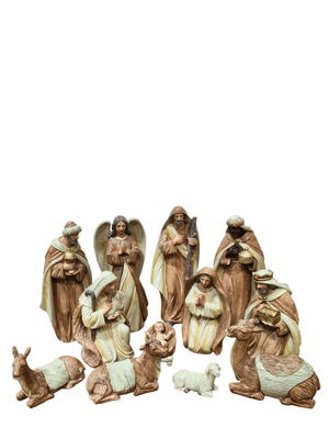 Presépio em Resina 20 cm 12 Peças-TerraCotta Arte Sacra