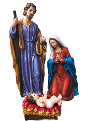 Presépio em Resina 90 cm 3 peças-TerraCotta Arte Sacra