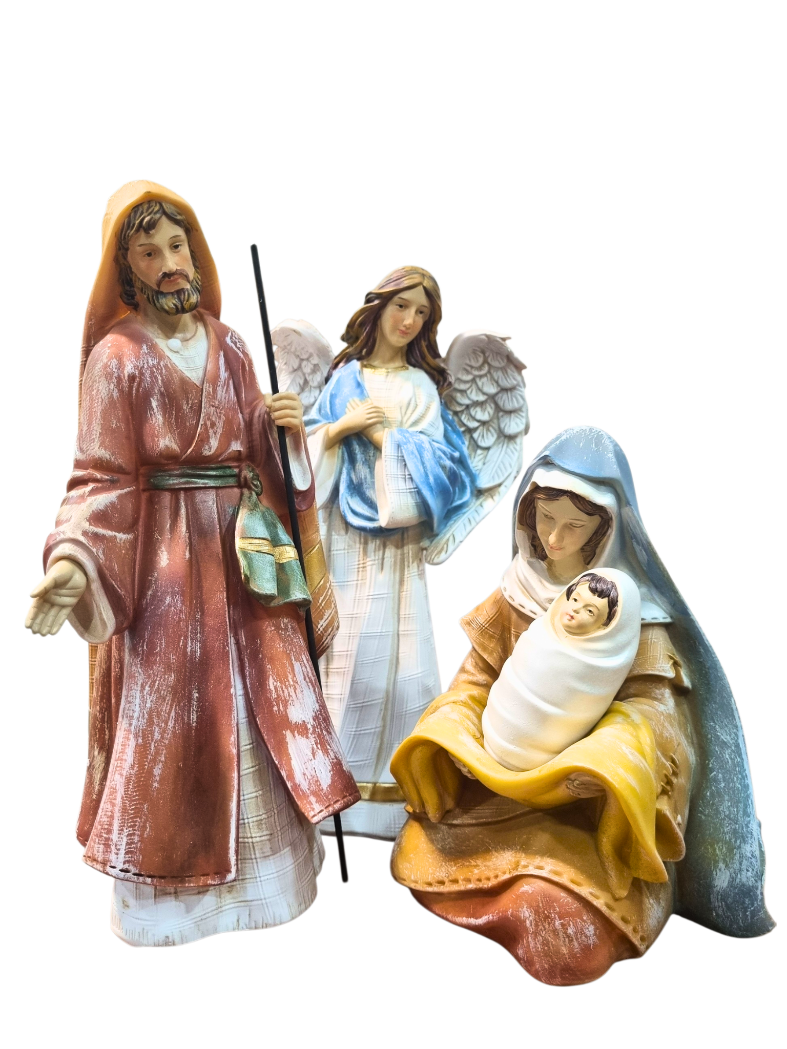 Presépio em Resina Colorido 11 Peças 30 cm-TerraCotta Arte Sacra