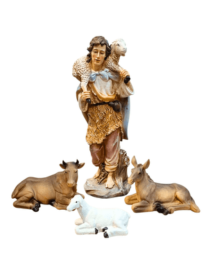 Presépio em Resina Colorido 11 Peças 30 cm-TerraCotta Arte Sacra