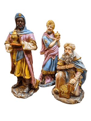 Presépio em Resina Colorido 11 Peças 30 cm-TerraCotta Arte Sacra