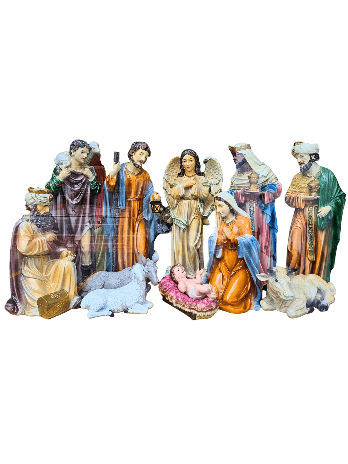 Presépio em Resina Colorido 11 peças 60 cm-TerraCotta Arte Sacra