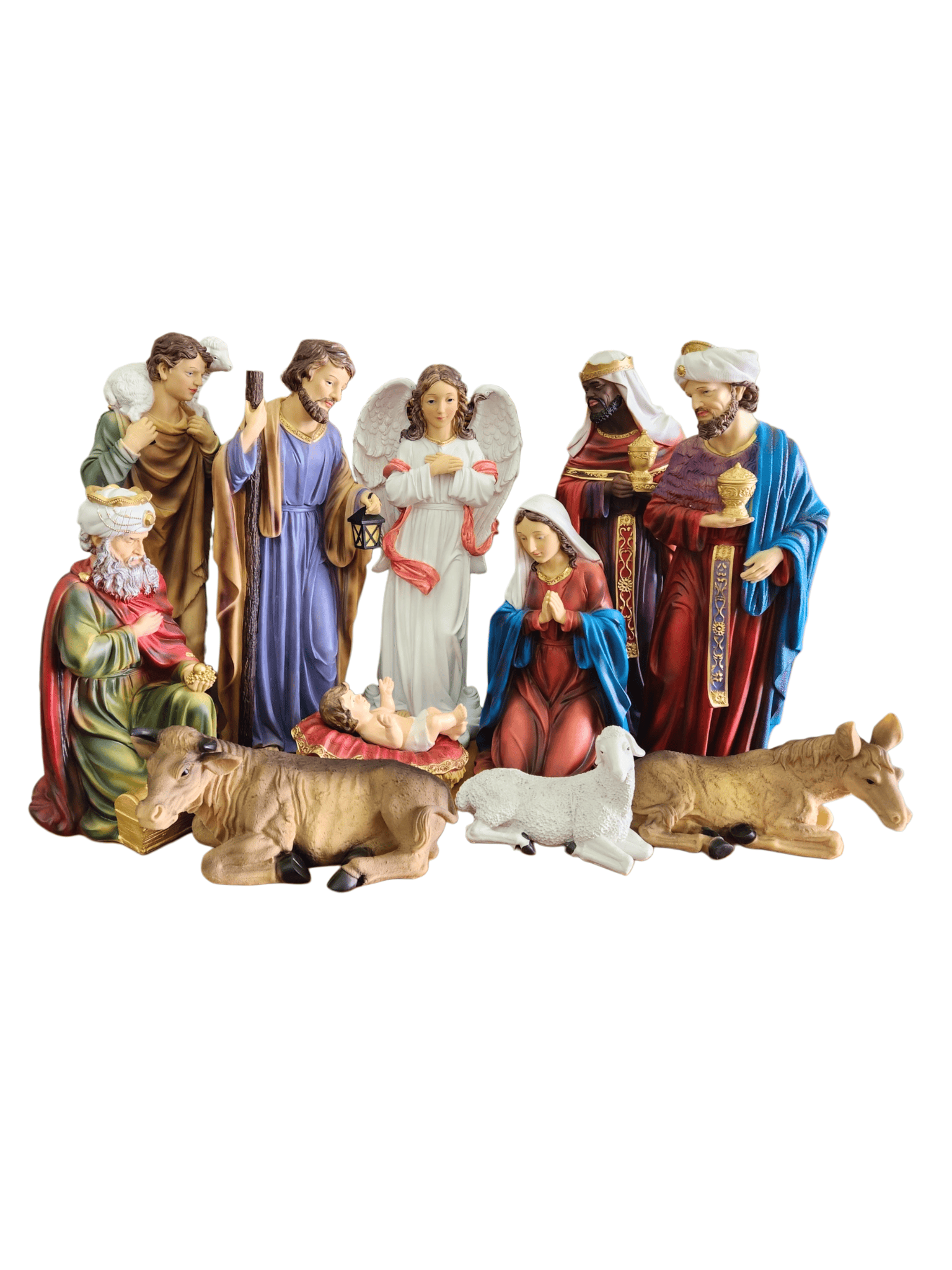 Presépio em Resina Colorido 11 peças 60 cm-TerraCotta Arte Sacra