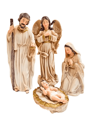 Presépio em Resina Cor Marfim 13 cm-TerraCotta Arte Sacra