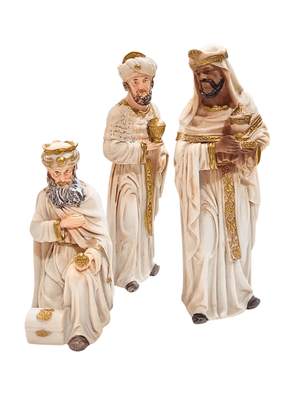 Presépio em Resina Cor Marfim 13 cm-TerraCotta Arte Sacra