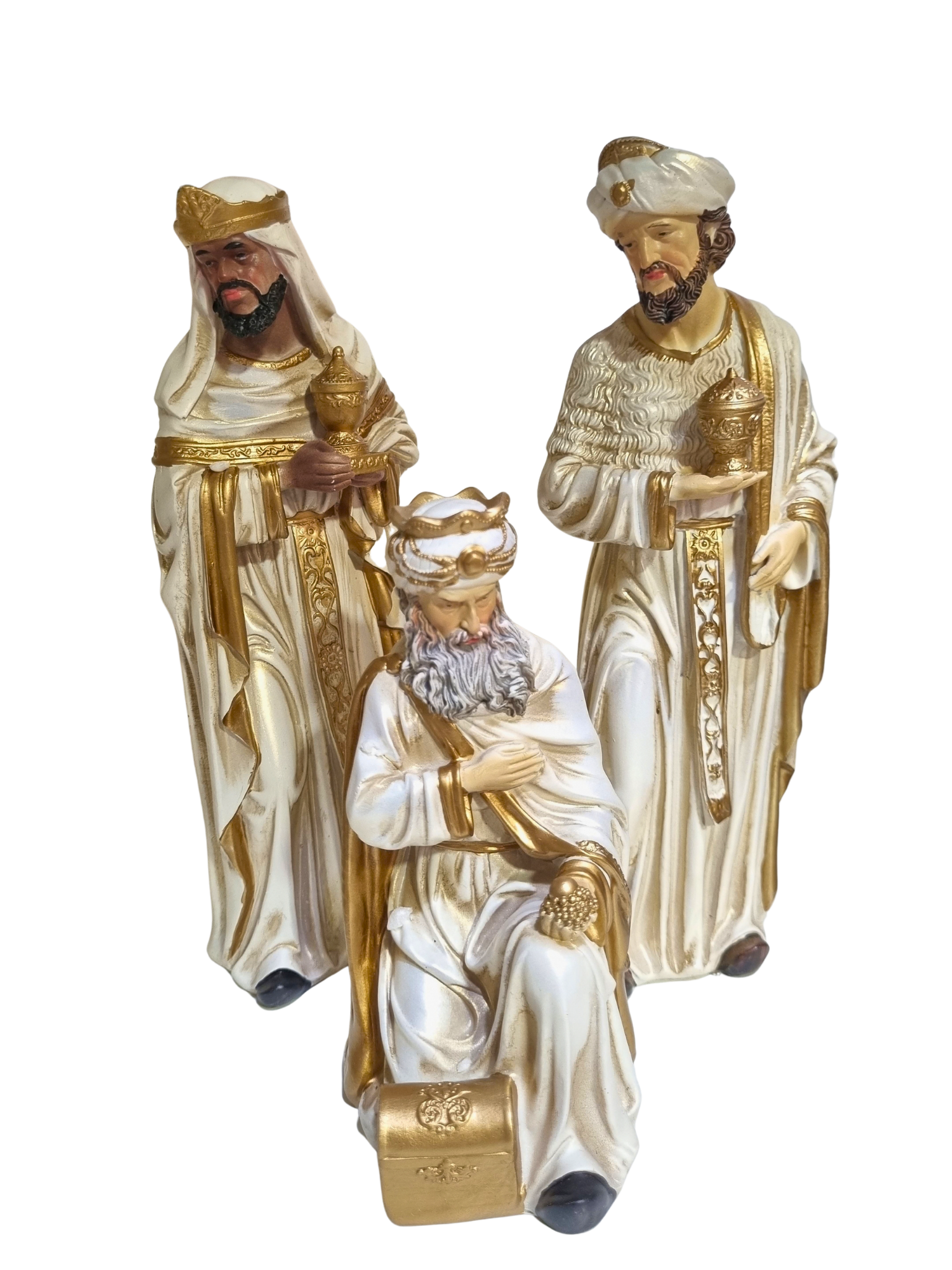 Presépio em Resina Pérola 20 cm 11 Peças-TerraCotta Arte Sacra