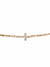 Pulseira com Cruz Cravejada e Zirconias Prata de Lei 925 com Banho de Ouro 18K-TerraCotta Arte Sacra