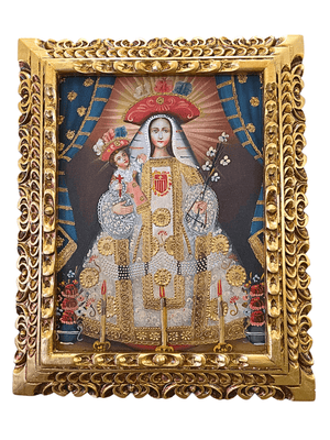 Quadro Cusquenho Nossa Senhora das Mercês-TerraCotta Arte Sacra