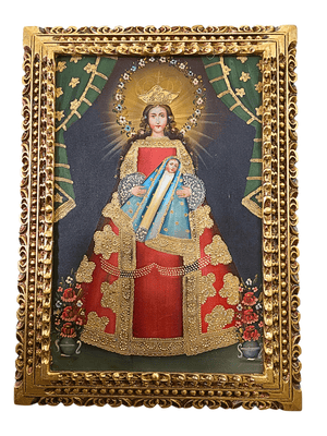 Quadro Cusquenho Nossa Senhora de Belém-TerraCotta Arte Sacra
