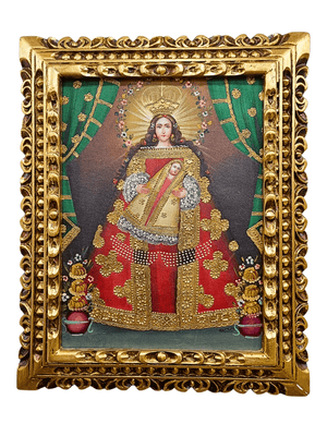 Quadro Cusquenho Nossa Senhora de Belém-TerraCotta Arte Sacra