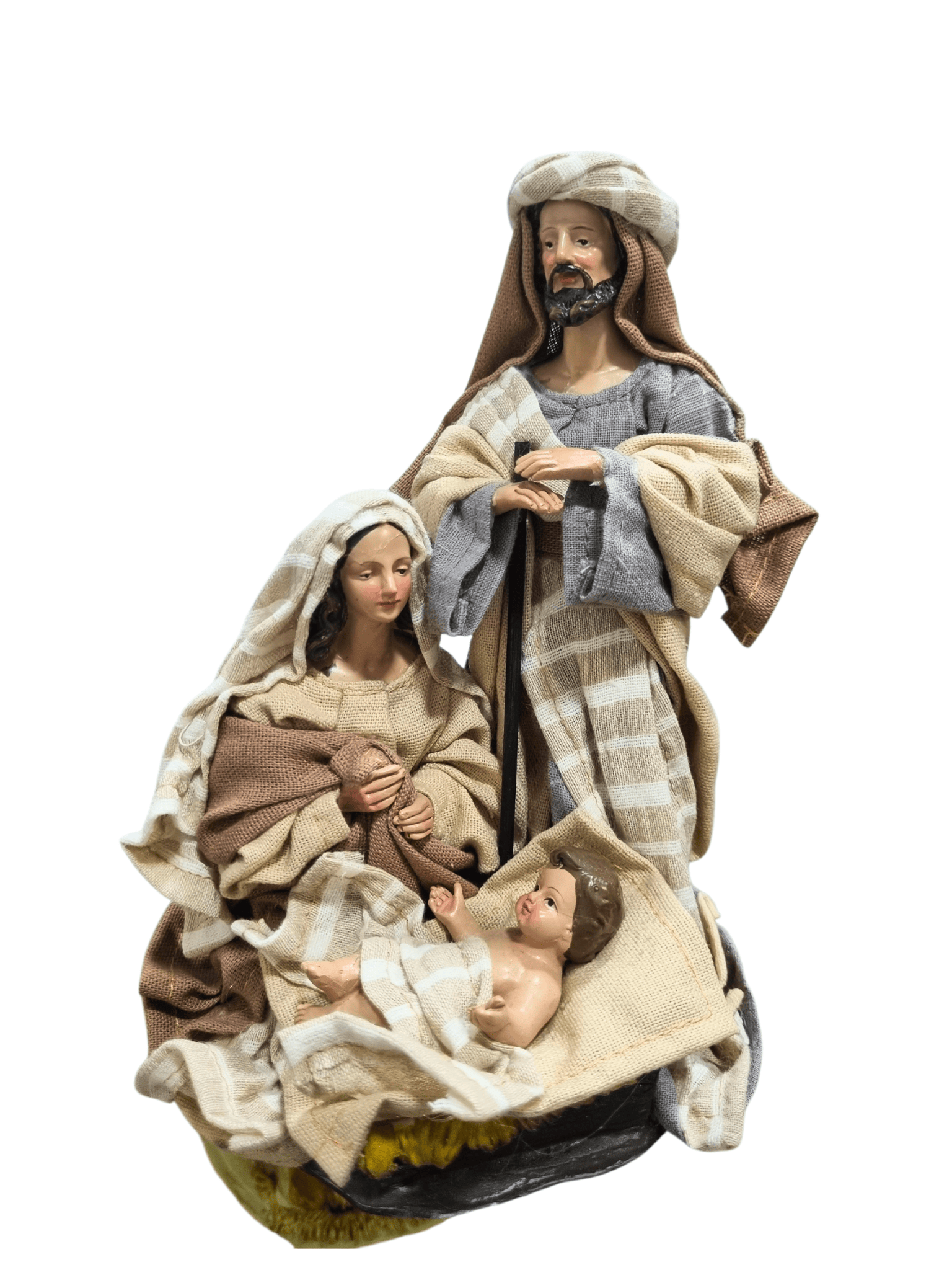 Sagrada Família Estilo Napolitano 20 cm-TerraCotta Arte Sacra