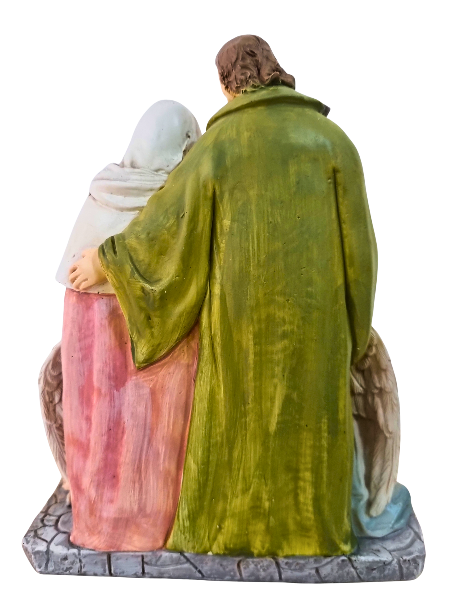 Sagrada Família com Anjo em Resina 20 x 17 cm-TerraCotta Arte Sacra