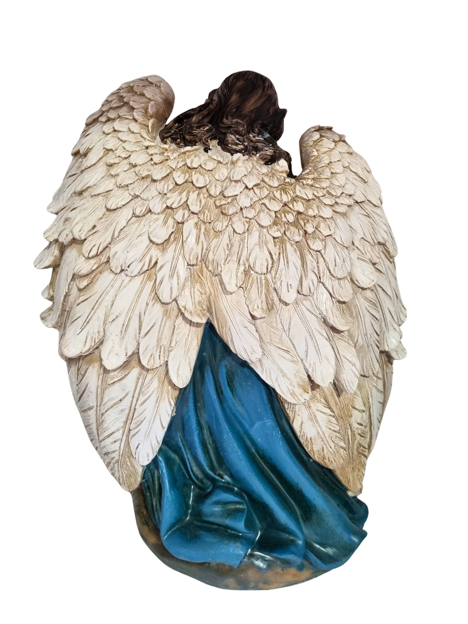 Sagrada Família com Anjo em Resina 28 cm-TerraCotta Arte Sacra