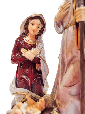 Sagrada Família em Resina 14 cm-TerraCotta Arte Sacra