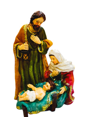 Sagrada Família em Resina 14 cm-TerraCotta Arte Sacra