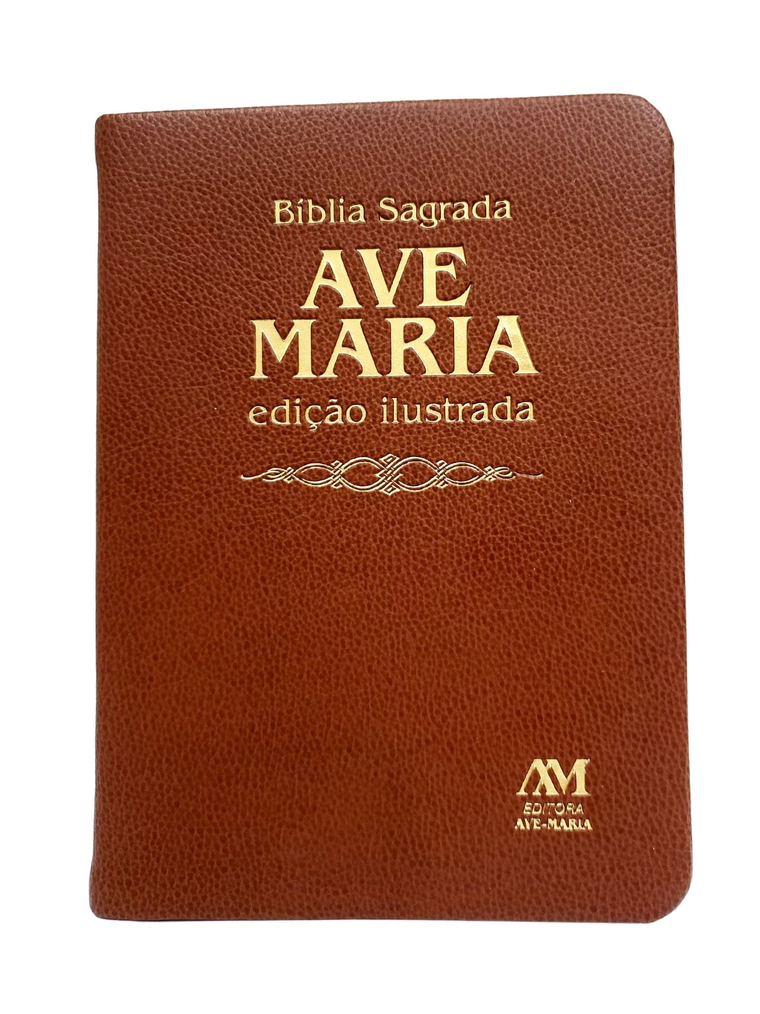Biblia Sagrada Ed. Ilustrada Luxo Ave Maria-TerraCotta Arte Sacra