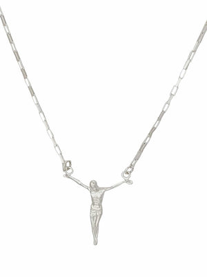 Colar Crucifixo de Prata de Lei 925-TerraCotta Arte Sacra