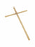 Cruz de Aço Galvanizado Dourado 21 cm-TerraCotta Arte Sacra