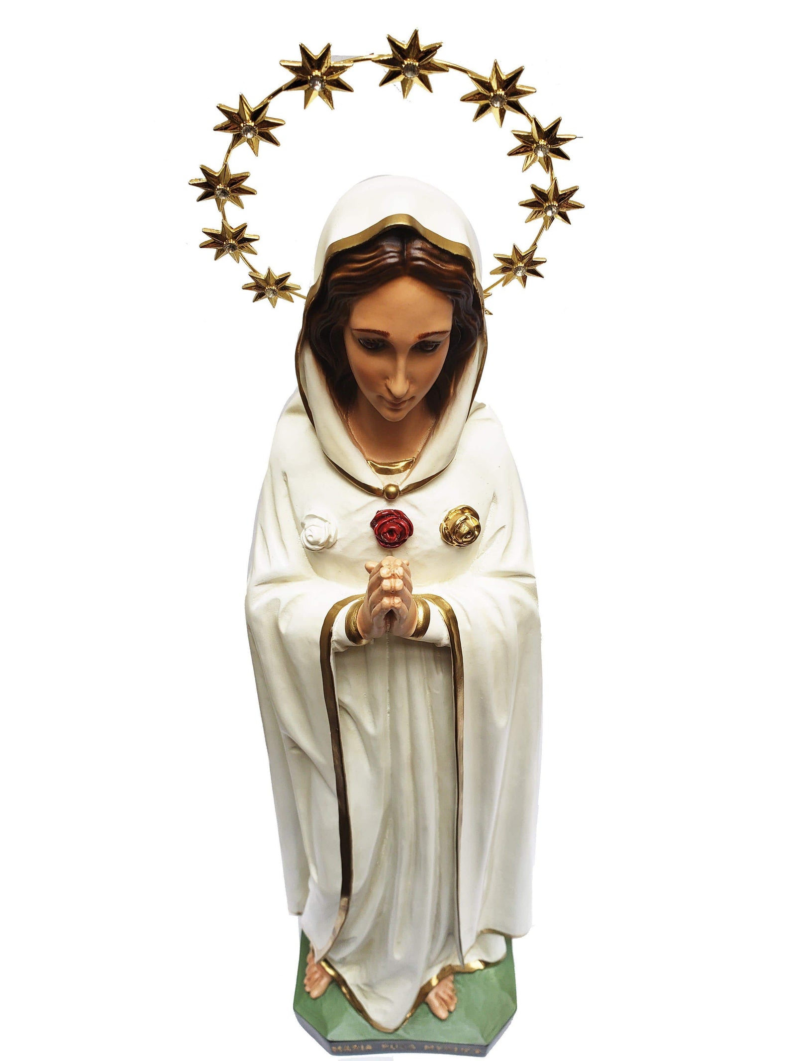 Imagem Nossa Senhora da Rosa Mística 52 cm-TerraCotta Arte Sacra