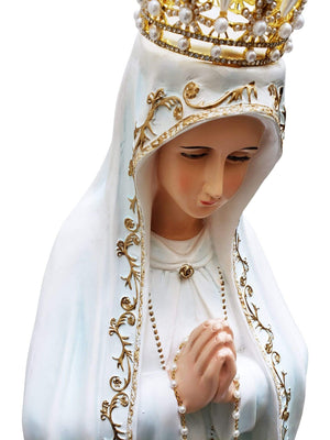 Imagem Nossa Senhora de Fátima 117 cm-TerraCotta Arte Sacra