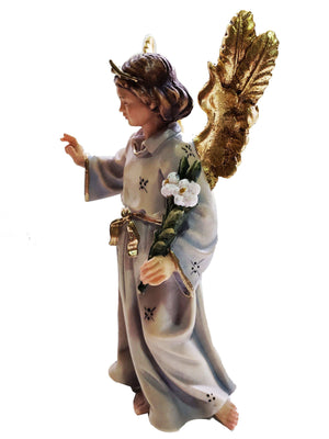 Imagem de Madeira Italiana Arcanjo Gabriel 16 cm-TerraCotta Arte Sacra