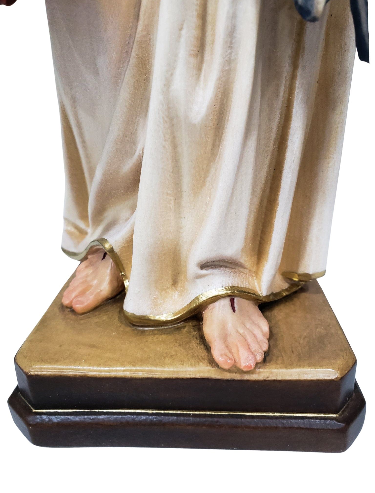 Imagem de Madeira Italiana Jesus Misericordioso 40 cm-TerraCotta Arte Sacra