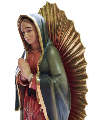 Imagem de Madeira Italiana Nossa Senhora de Guadalupe 30 cm-TerraCotta Arte Sacra