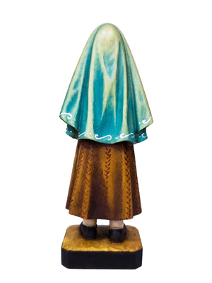 Imagem de Madeira Italiana Os 3 Pastorinhos 12 cm-TerraCotta Arte Sacra