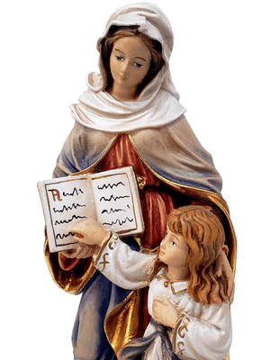 Imagem de Madeira Italiana Santa Ana 20 cm-TerraCotta Arte Sacra
