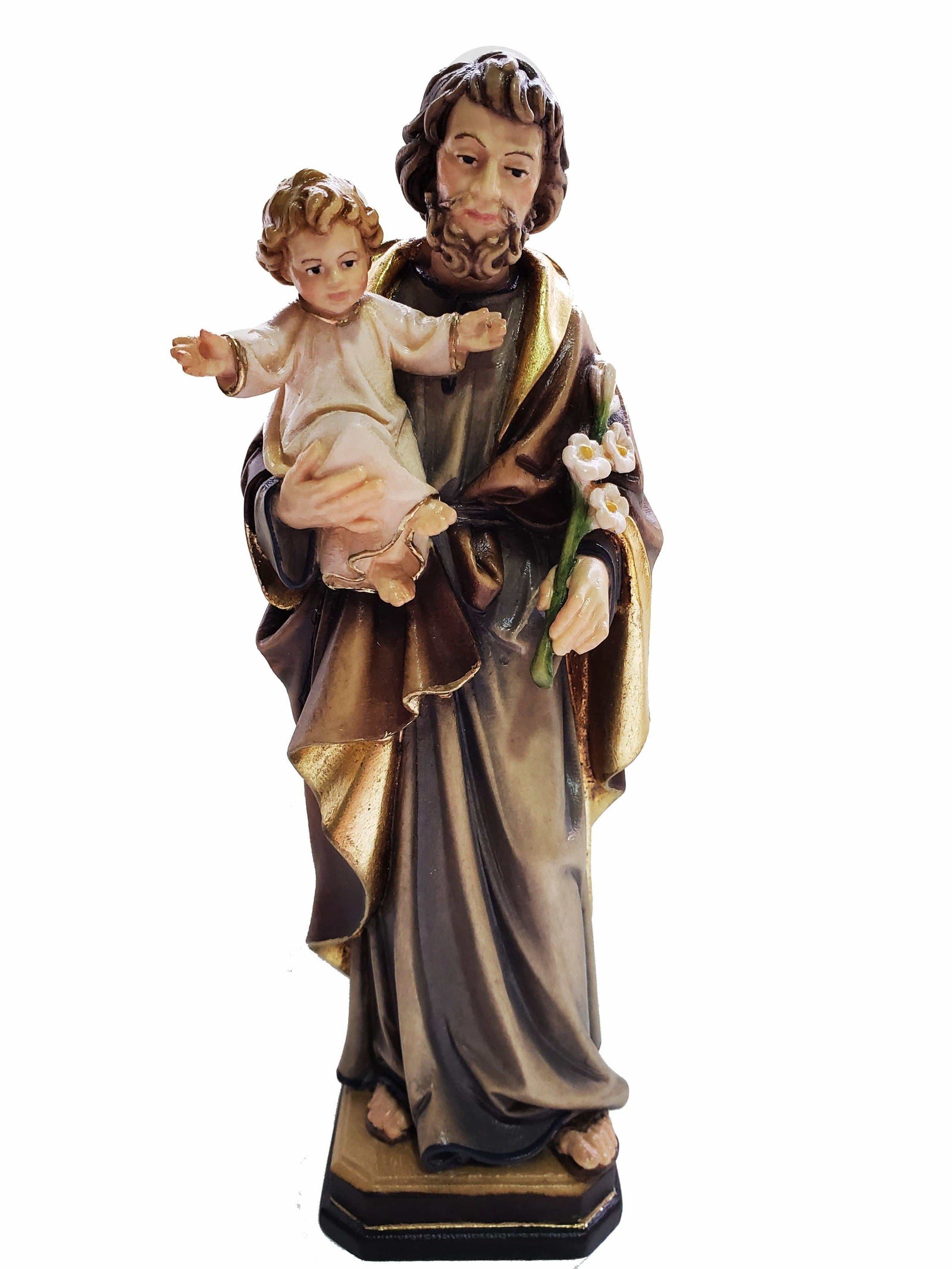 Imagem de Madeira Italiana São José 20 cm-TerraCotta Arte Sacra