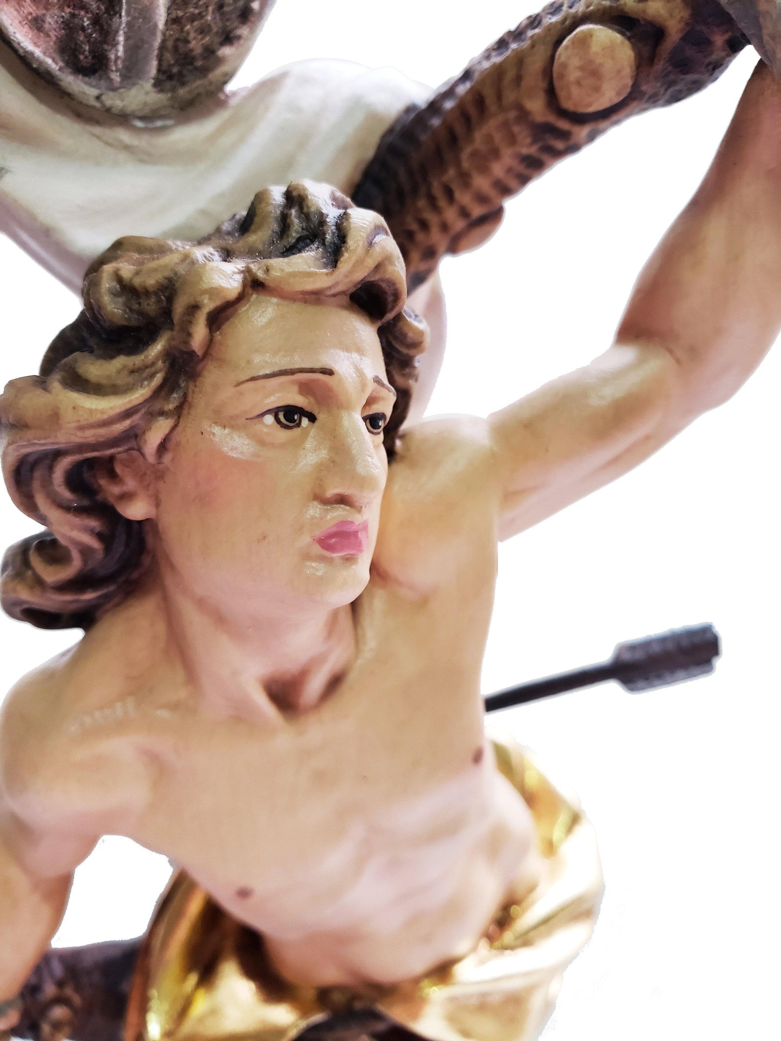 Imagem de Madeira Italiana São Sebastião 30 cm-TerraCotta Arte Sacra