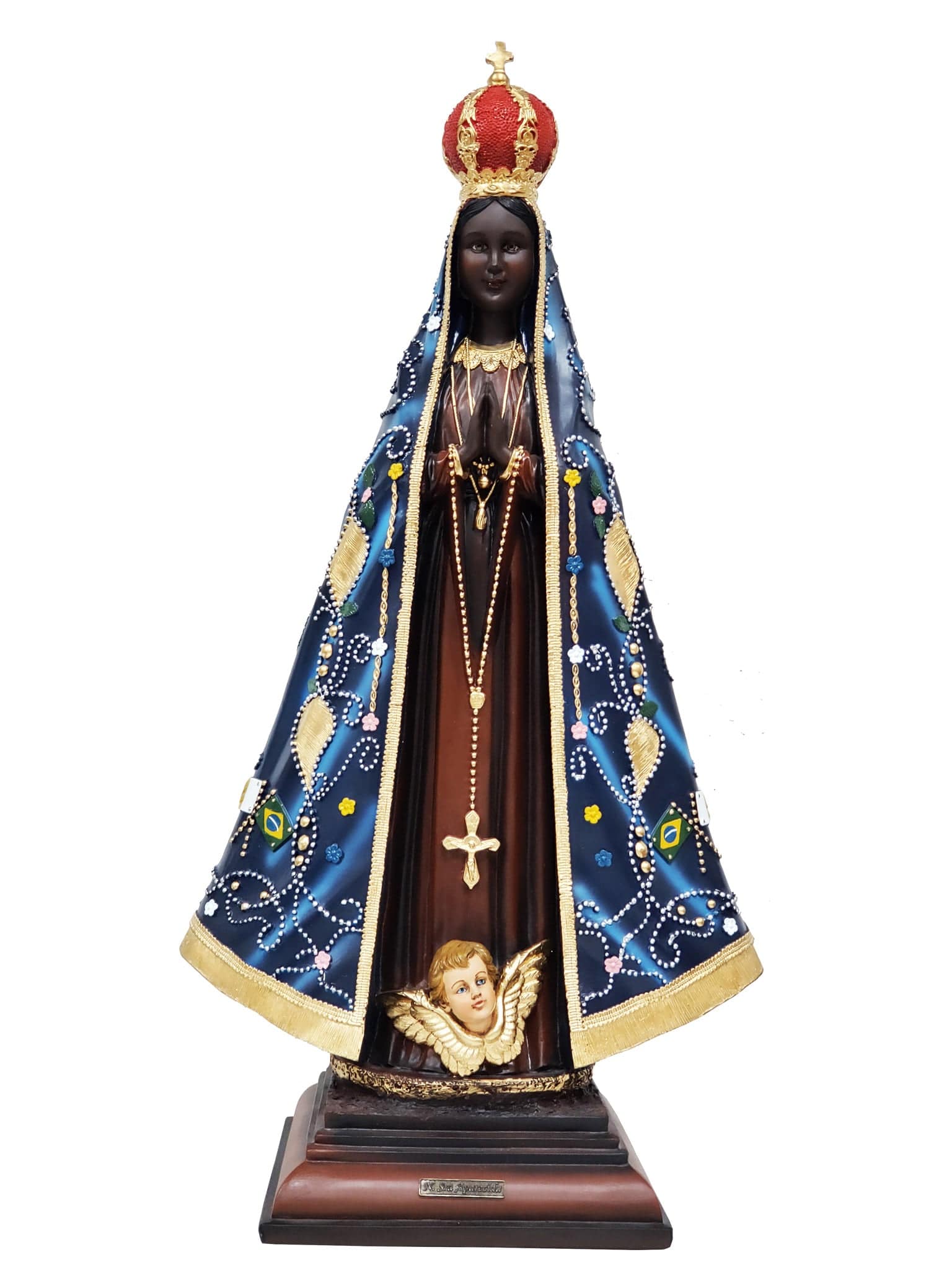Imagem de Nossa Senhora Aparecida de Resina 70 cm-TerraCotta Arte Sacra