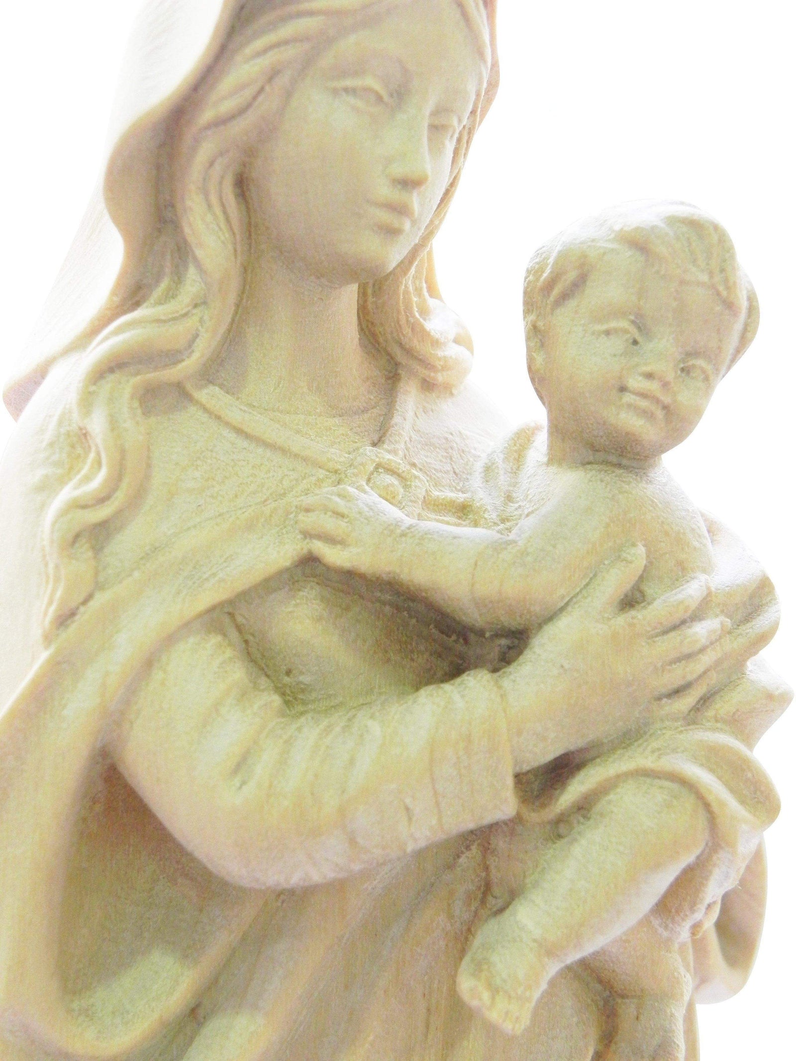 Imagem de Nossa Senhora Barroca de Madeira 12 cm-TerraCotta Arte Sacra