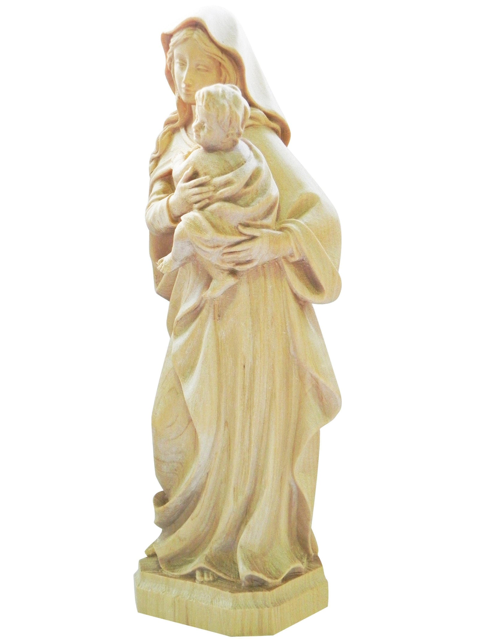 Imagem de Nossa Senhora Barroca de Madeira 12 cm-TerraCotta Arte Sacra