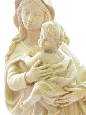 Imagem de Nossa Senhora Barroca de Madeira 12 cm-TerraCotta Arte Sacra