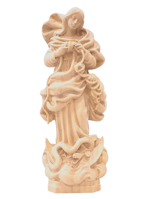 Imagem de Nossa Senhora Desatadora dos Nós Madeira-TerraCotta Arte Sacra
