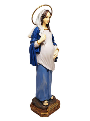 Imagem de Nossa Senhora Grávida de Resina 27 cm-TerraCotta Arte Sacra